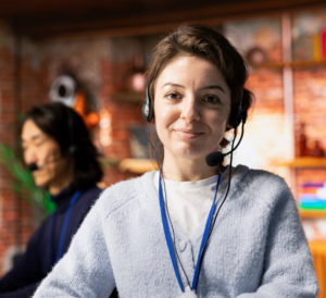 close up customer support