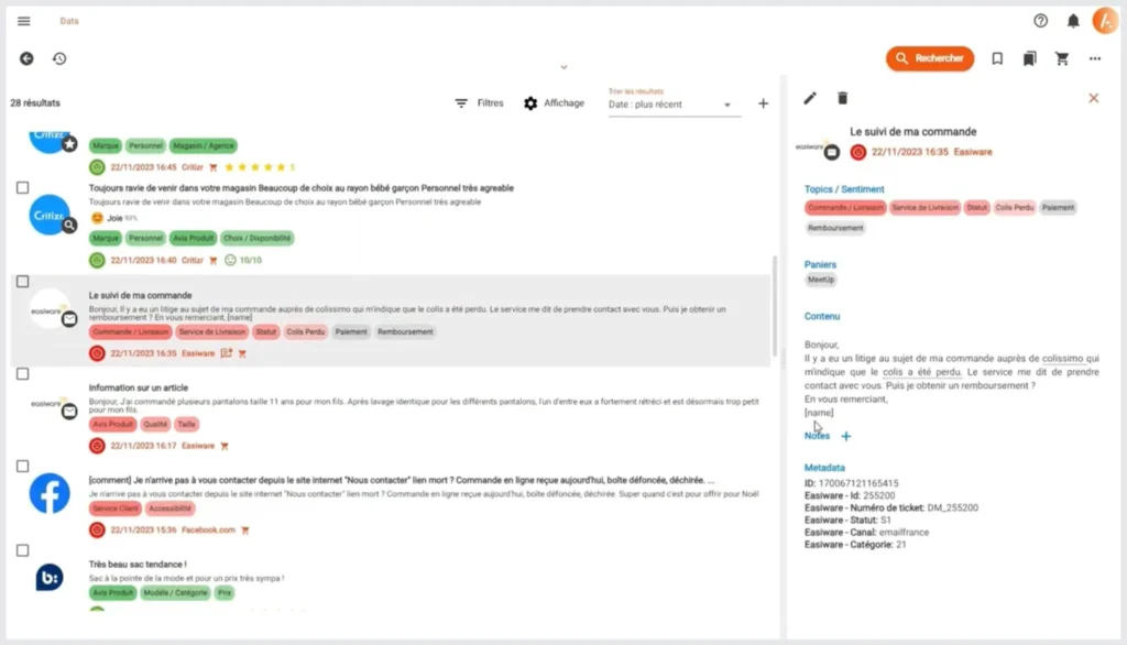 Console Odigo Insights